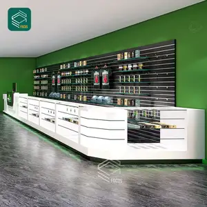 Factory Countertop Display Racks Vitrine Dispensary Glass Smoke Shop Glass Showcase Smoke Shop Tobacco