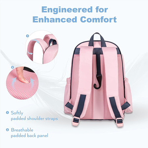 Tennis bag Pick ball bag Quilted Pick ball backpack with <b>shoe</b> compartment and waterproof pocket Pick racket bag Sports fitness - Product Image 5