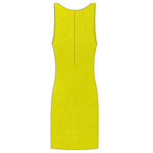 Jupe tricotée en laine 100% col rond <span class=keywords><strong>de</strong></span> couleur unie en gros avec jarretelle en <span class=keywords><strong>dessous</strong></span> <span class=keywords><strong>de</strong></span> la <span class=keywords><strong>robe</strong></span> sans manches Sexy Slim Fit - Product Image 6