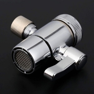 Adaptateur de robinet en laiton 3/8 avec vanne de dérivation pour filtre à eau de comptoir et filtre à eau de robinet d'évier de cuisine - Product Image 5