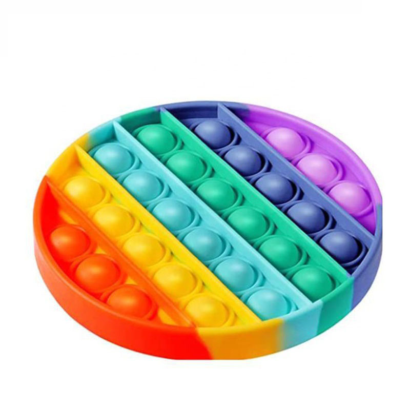 Радужная цветная игрушка-антистресс, сенсорная игрушка, игрушка-антистресс с сертификатом
