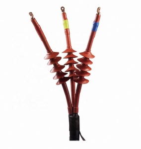 Kit de terminaison de câble haute tension Raychem WSY, 33 kV, en plastique thermorétractable, finition mate, pour extérieur/intérieur - Product Image 1