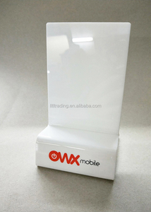 Personnalisez le présentoir clair blanc de téléphone portable: affichage au détail de vente en gros de support pour la vente de téléphone, présentoirs au détail de téléphone portable - Product Image 3