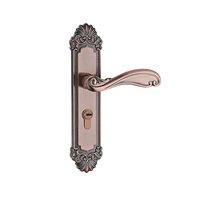 Offre Spéciale : Ensemble de Poignées de Porte et Serrures en Alliage de Zinc au Design Traditionnel Vintage, Options Personnalisables, Installation Facile pour Portes en Bois