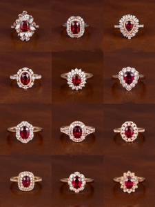 พลอยรูบี้สีแดงเลือดนกคุณภาพสูงทรงวงรี แบบเจียระไน Asscher, Rose Cut, Cushion และทรงหัวใจ สำหรับขายส่ง มีสีสันหลากหลาย - Product Image 4