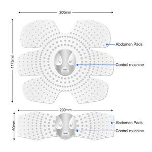 Cinturón de unidad Tens Abdominal eléctrico EMS inalámbrico portátil, entrenador de Fitness para equipo de fisioterapia <span class=keywords><strong>muscular</strong></span> Abdominal - Product Image 6