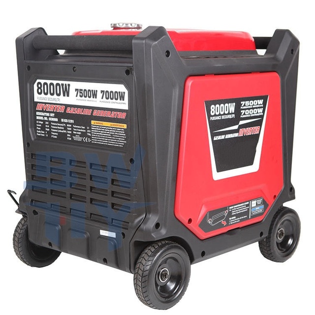 5W 9kW Portable Gasoline Inverter Generator Silent Operation Dual Fuel Option Available for Camping Home Backup RV Use