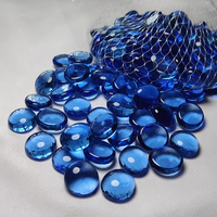 Pierres de verre ignifuges, perles de verre résistantes aux hautes températures utilisées pour la décoration des murs intérieurs des cheminées