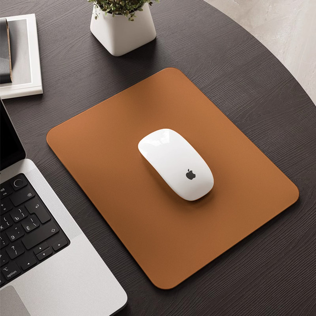 MQ PU Leather Desk Mat Rectangle Mouse Pad Office Desk Protector Keyboard Mat Custom Logo Gift Desk Accessories
