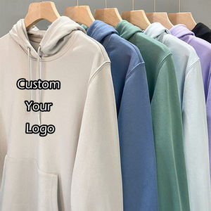 Cotton Pullover Hoody Unisex Oversized Winter Men Hoodie <strong>Custom</strong> <strong>Print</strong> logo Design Thick Heavyweight Pattern Soft Hoodie for Men - Product Image 3