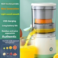 Mini presse-agrumes automatique portable avec lame en acier inoxydable séparateur de presse-agrumes domestique multifonctionnel Source d'alimentation USB pour utilisation RV