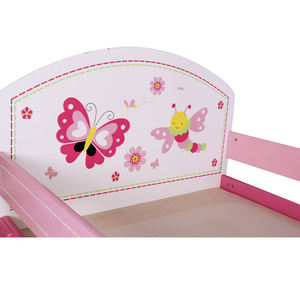 Cama Individual de Madera Rosa con Diseños Modernos Personalizados para Niños para Dormitorio Escuela Villa Cama de Madera para Niños Pequeños Bebés Guardería Infantil - Product Image 2
