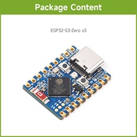 Aismartlink Waveshare 3PCS ESP32-S3 Zero Mini Development Board ESP32-S3FH4R2 Pin GPIO Multi-Fungsi Terpasang