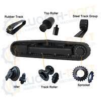 Rodillo tensor para excavadoras Kubota U15 U17 U30 K008-3 K045 Kh15 Kh33 Kx41-2 Kx41-3 Kx41-3V Kh50 Kh60 Kx080-3S Rx141 Rx201 Kx155 Kh180 Rx501