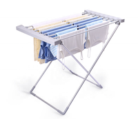 Séchoir à linge électrique portable léger Yuyao Sunzone Homtech, 100W, 8 barres, nouveau chauffe-serviettes