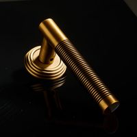 Fabricant de nouvelles poignées de porte d'intérieur double face avec serrures et charnières Poignées de porte en laiton