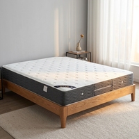 Matelas hybrides en mousse à mémoire de forme, sur mesure, à ressorts ensachés, compressés et emballés en rouleau économique pour chambre d'hôtel