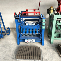 Ligne de production de machines à fabriquer des briques en ciment à économie d'énergie et hautement efficaces 4-35A Machine à fabriquer des briques en béton non cuite