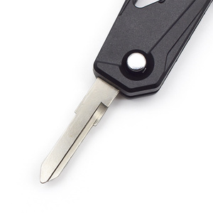 Lật nhựa chìa khóa xe máy Trường hợp Fob gấp sửa đổi thay thế Uncut phải lưỡi phím vỏ - Product Image 2