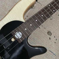 Guitare basse 4 cordes Butterfly-Bass à connexion séparée, corps Yin et Yang, manche en érable, EMG Bass