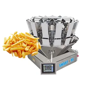 SmartWeigh CE auto weighing filling vertical multihead weigher for french fries