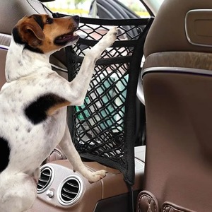 Organizador de 3 Capas para Respaldo de Asiento de Coche Kit Interior de Red de Malla Barrera para Mascotas/Niños en Asiento Trasero Soporte para Pañuelos/Bolsos Almacenamiento para Conductor - Product Image 6