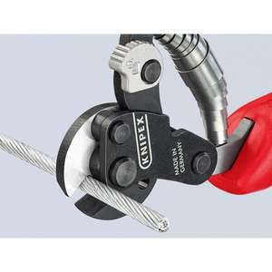 Cortadores de cables y cables Knipex con empuñaduras de dos componentes, 160mm - Product Image 3