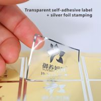 Étiquettes autocollantes transparentes personnalisables, étiquettes transparentes avec logo, autocollants publicitaires en PVC imperméables