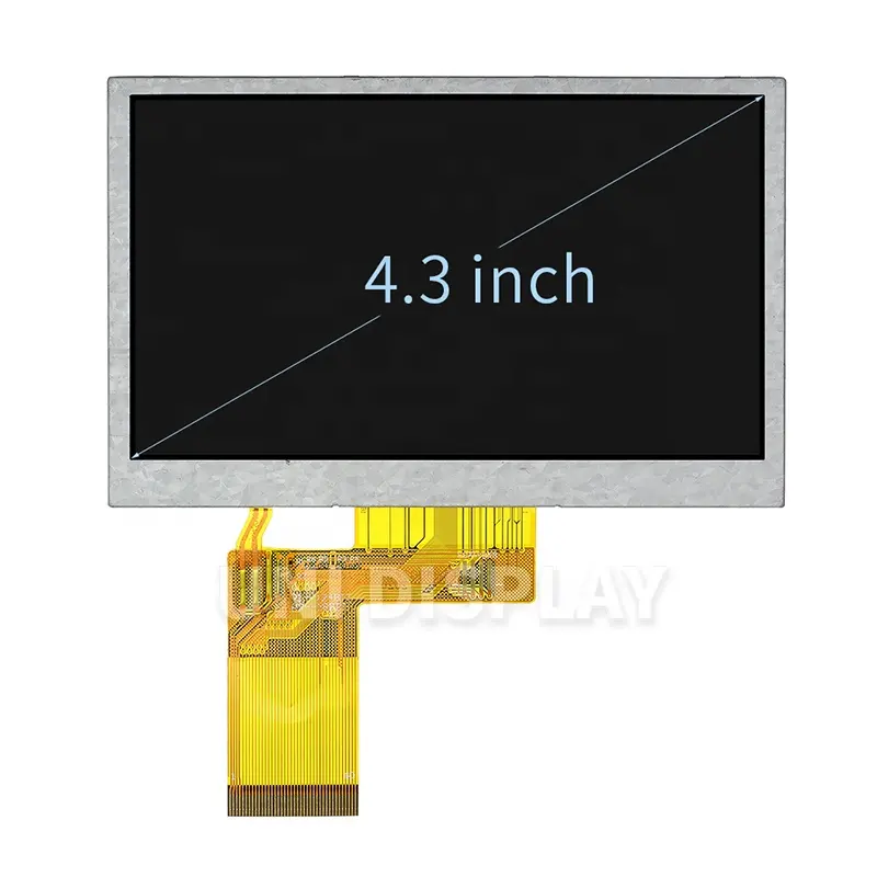 Customize high brightness 4.3 inch tft lcd screen 480x272 industrial lcd panel tft lcd module 4.3 inch with optional touch panel