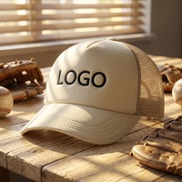 Gorra Trucker Personalizada OEM con Bordado e Impresión de Logotipo, Estilo Hip Hop, 5 Paneles, Sublimación, Espuma, Malla de Béisbol