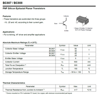 Transistor bipolaire PNP BC808-40 SMD SOT-23 300mW 80MHz 25V 0.3W HFE 250-600 100% Original et traçable Code de lot