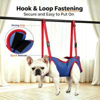 Hamac de toilettage pour animaux de compagnie en maille, pour chats et chiens, avec sangle réglable en nylon, vente en gros OEM ODM