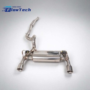 Système d'échappement Catback FlowTech SS304 avec valves pour Jeep Wrangler JL 2.0T, double sortie simple côté, 2018-2024, qualité professionnelle - Product Image 2