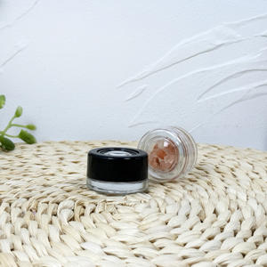 <b>Glass</b> Jar Black <b>Lid</b> with CR Inner <b>Lid</b> Airtight Smell Proof <b>Container</b> - Product Image 3