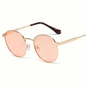 Gafas de Sol Redondas Retro Modernas para Mujer 2020, Lentes de Sol Rojas, Amarillas y Verdes con Protección UV400 y Marco Metálico - Product Image 5