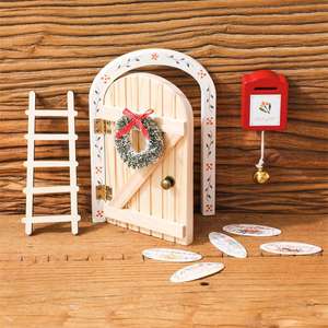 Décoration Murale en Bois MDF <span class=keywords><strong>pour</strong></span> Noël : Porte d'Elfe Artistique <span class=keywords><strong>pour</strong></span> Photos <span class=keywords><strong>de</strong></span> Famille et Décoration <span class=keywords><strong>de</strong></span> <span class=keywords><strong>Maison</strong></span> - Product Image 1