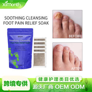 Nuevo producto para aliviar <span class=keywords><strong>el</strong></span> <span class=keywords><strong>dolor</strong></span> de pies, remojo para relajar los músculos, 100% plantas naturales, pies hinchados, desintoxicación, bolsa de baño para pies a base de hierbas - Product Image 2