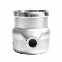 Raccord de tuyauterie en acier inoxydable usiné CNC de précision, moulé, à joint rigide, fabriqué en Chine
