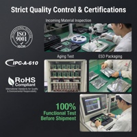 Service de fabrication électronique personnalisé OEM, assemblage, contrôle industriel, composants de circuits imprimés, kit PCBA, certifié ISO9001 pour l'industrie