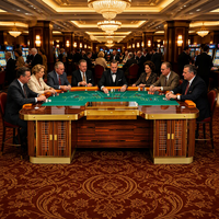 Table de jeu de Baccarat ovale de luxe moderne BBY-01, de qualité casino professionnelle, avec pieds en bois massif, bureau de jeu personnalisé avec tapis de jeu