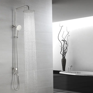 Ensemble de <span class=keywords><strong>colonne</strong></span> de douche extérieure en acier inoxydable 304 brossé ensemble de douche extérieure portable de jardin autoportant ensemble de douche froide unique - Product Image 6