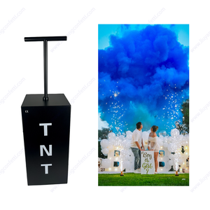 وحدة تحكم عن بعد ملونة حلويات مدفع تكشف بين الجنسين ألعاب نارية للاستحمام للأطفال مستلزمات حفلات - Product Image 2