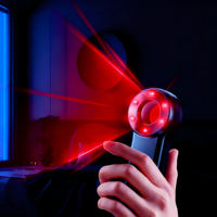 Détecteur de caméra anti-espion pour hôtel - Mini caméra extérieure et testeur de spectre infrarouge avec alarme de contrôle d'accès et affichage numérique