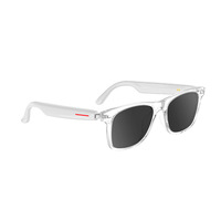 Lunettes de soleil polarisées intelligentes en gros, protection UV400, anti-lumière bleue, verres interchangeables, contrôle tactile à 10 m de portée, batterie 100 mAh