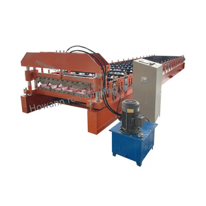 Tôn sắt tấm kim loại mái tường Bảng điều khiển nhôm tấm lợp hình thành máy hình thang mái Báo Chí Máy làm - Product Image 5