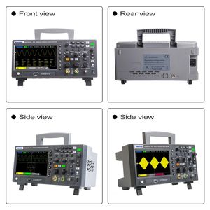 한텍 듀얼 채널 경제형 오실로스코프 DSO2C DSO2D 시리즈 100MHZ/150MHZ 대역폭 휴대용 오실로스코프 신호 발생기 포함 - Product Image 5