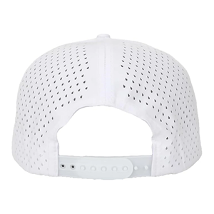 หมวกกอล์ฟ5แผง OEM หมวกเบสบอลกันน้ำและประสิทธิภาพกีฬาหมวกมีรูเชือกตัดเลเซอร์ทำจากผ้าตาข่าย - Product Image 5