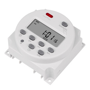<span class=keywords><strong>Minuteur</strong></span> programmable numérique CN101A-4 12V DC/AC, 7 jours, 16A, avec écran LCD, module de contrôle hebdomadaire, certifié CE - Product Image 2