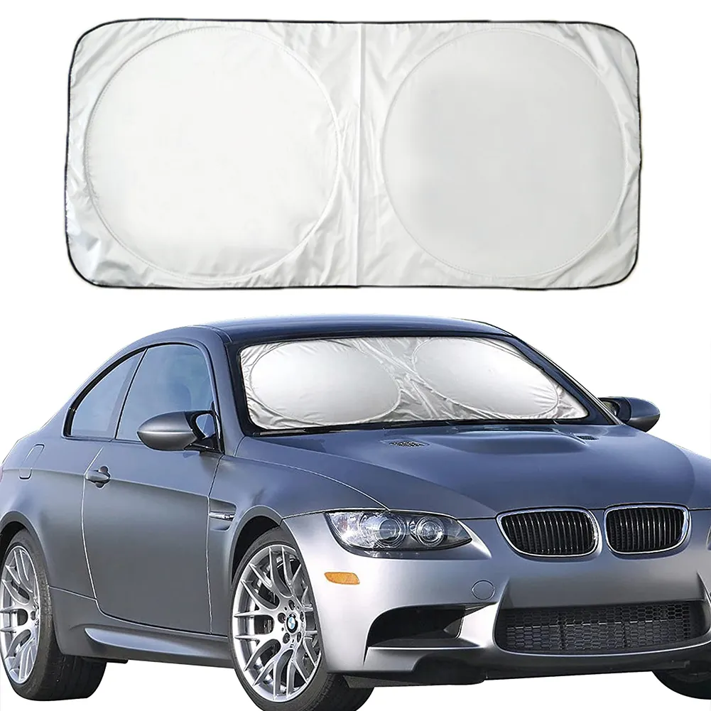 Pare-soleil de fenêtre de voiture Pare-soleil de pare-brise protecteur de pare-brise pliable Auto UV Protection Rideau Styling Accessoires