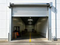 Porte à enroulement en alliage d'aluminium à rupture de pont thermique, design minimaliste personnalisé pour les projets de supermarchés